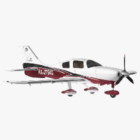 Cessna Corvalis Rigged 3D Model model